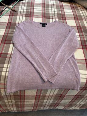 Preswick & Moore Cashmere Lavender Crewneck Sweater